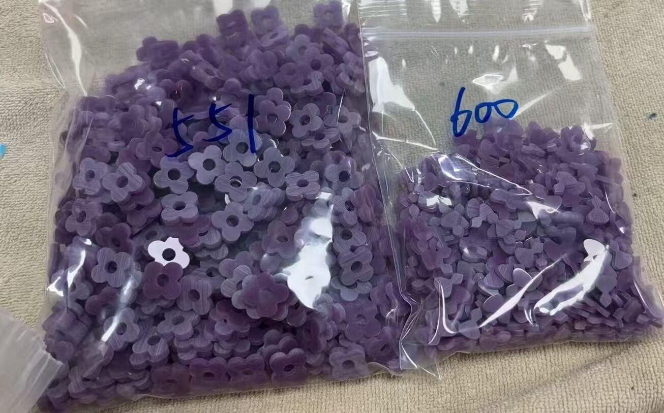 紫色花朵散件